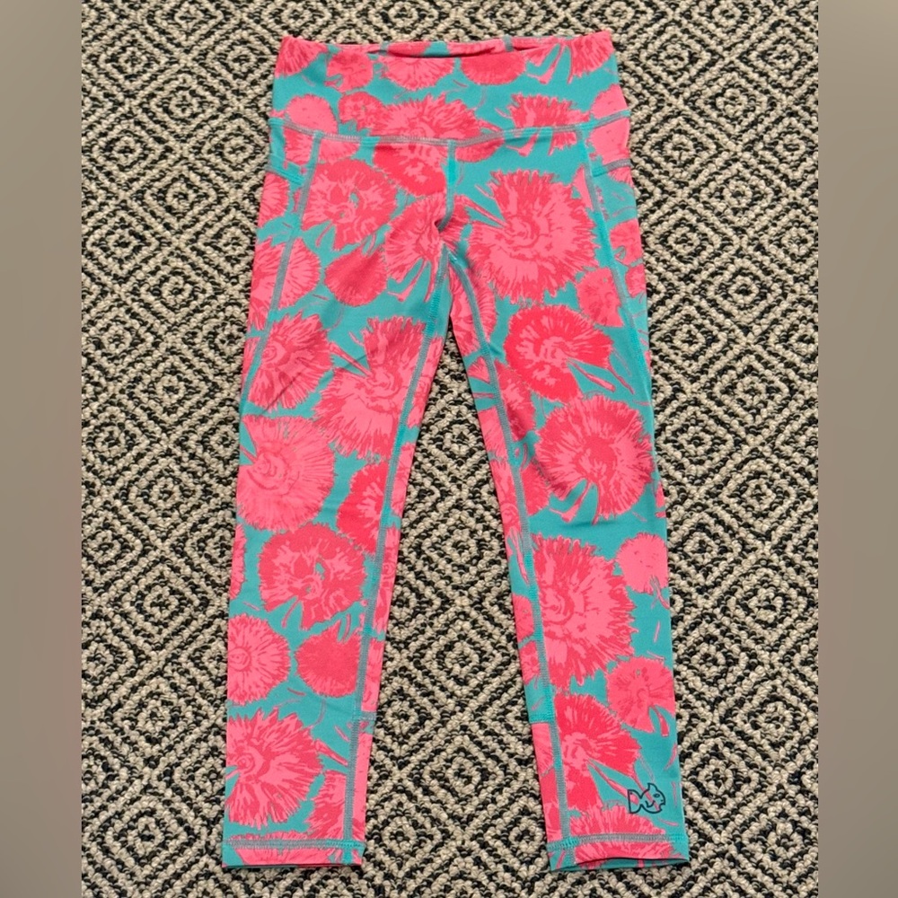🎉 NWOT 🎉 Prodoh Pink and Teal 4T Floral Leggings